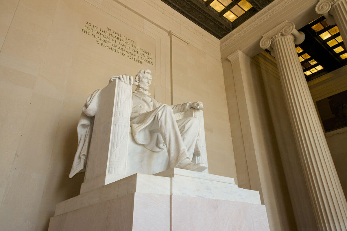 lincoln memorial building coloring page