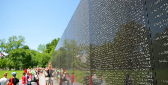 vietnam veterans memorial in washington dc