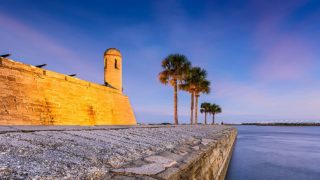 St. Augustine Castillo de San Marcos during Fall