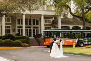 Wedding Trolley in Savannah