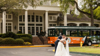 Wedding Trolley in Savannah