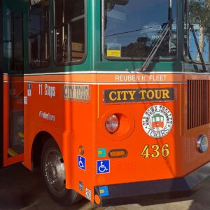 San Diego trolley Reuben H Fleet 