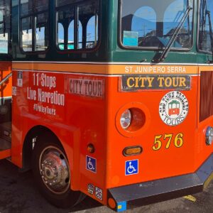 San Diego trolley St. Junípero Serra