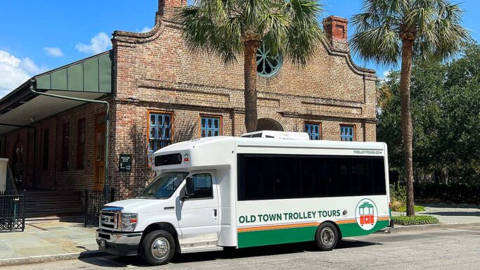 Charleston Old Town Trolley tour vehiclemobile