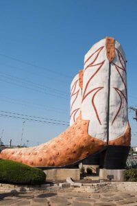 world's largest boots at North Star Mall in San Antonio 