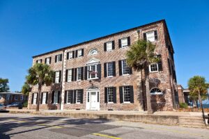 The historic Charleston Foundation building that protects the cultural heritage of Charleston SC city